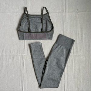 Gymshark Flex Leggings + Flex Strappy Sports Bra Matching Set